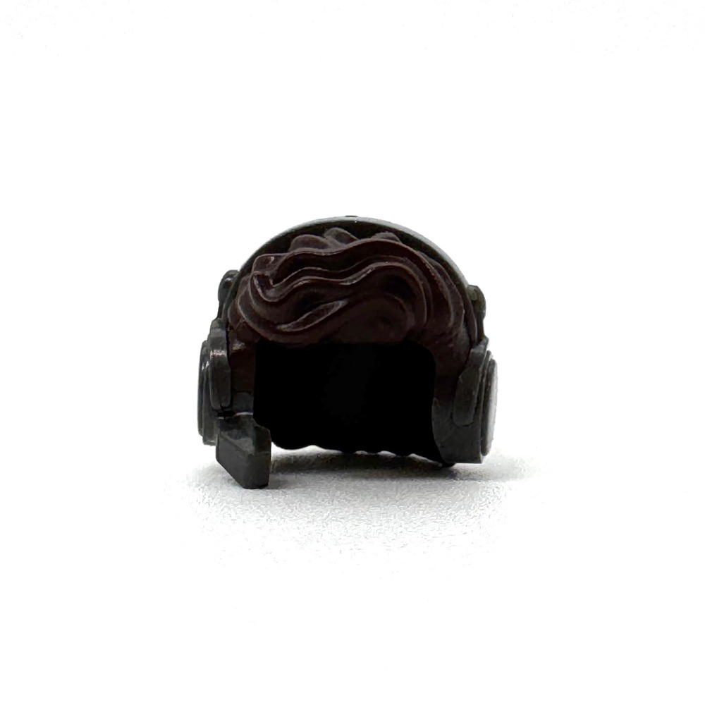 LEGO Dark Brown Minifigure Hair Tousled with Headset Microphone 37029 37197